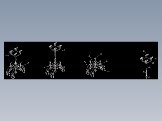 矿山测量用脚架组件