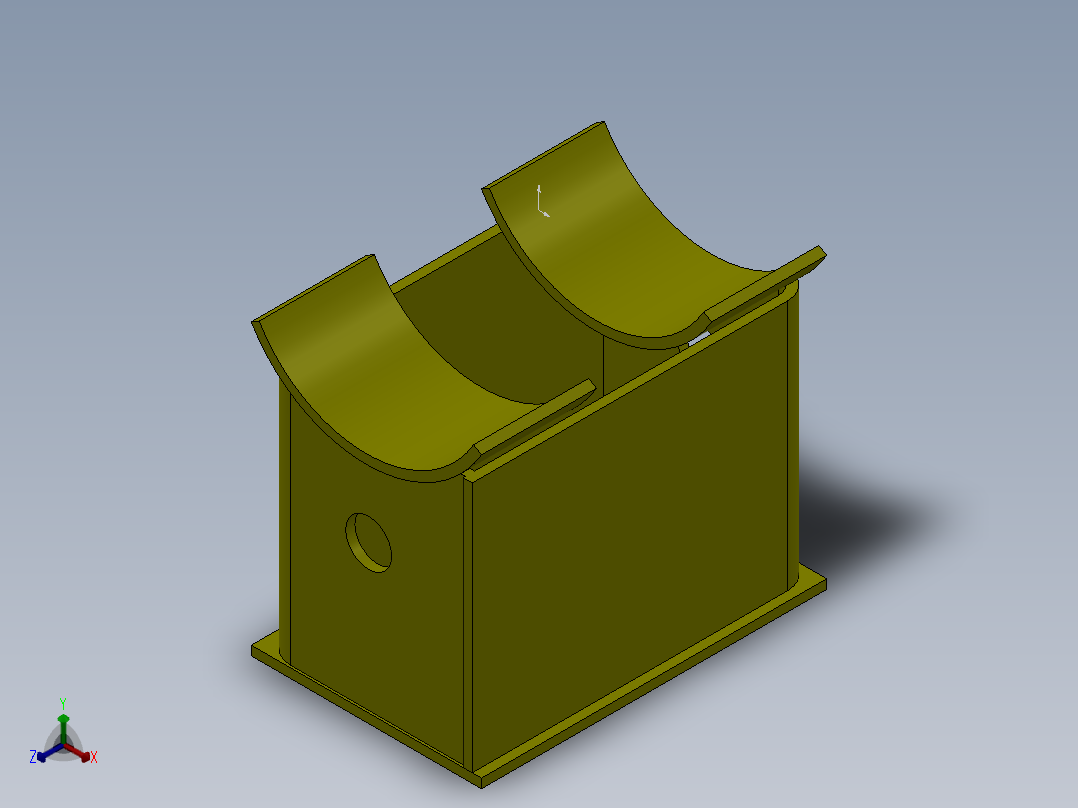 支架 (7)正等轴测图