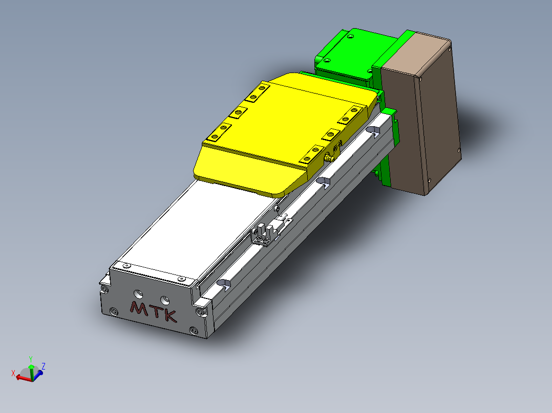 GTA内嵌同步带全封闭GTA12-LD-400W主视图