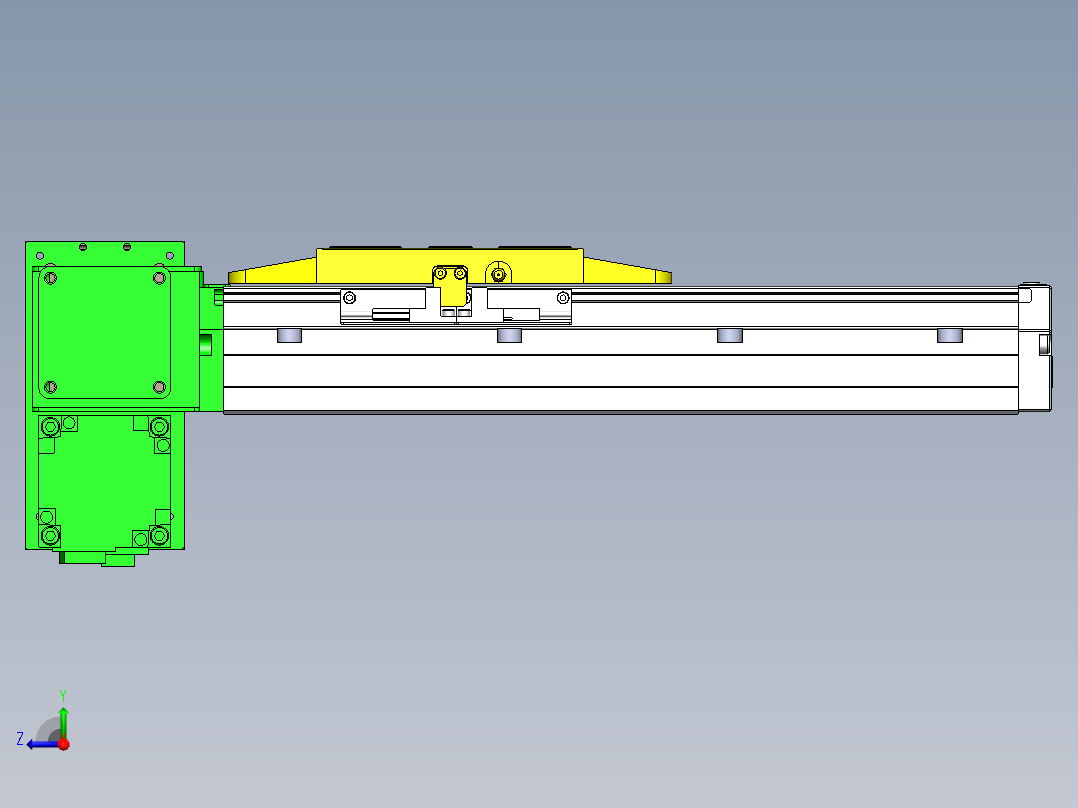 GTA内嵌同步带全封闭GTA12-LD-400W右视图