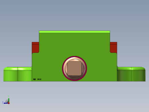 （底板）加工工艺及夹具设计右视缩略图