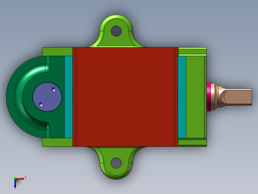（底板）加工工艺及夹具设计俯视缩略图