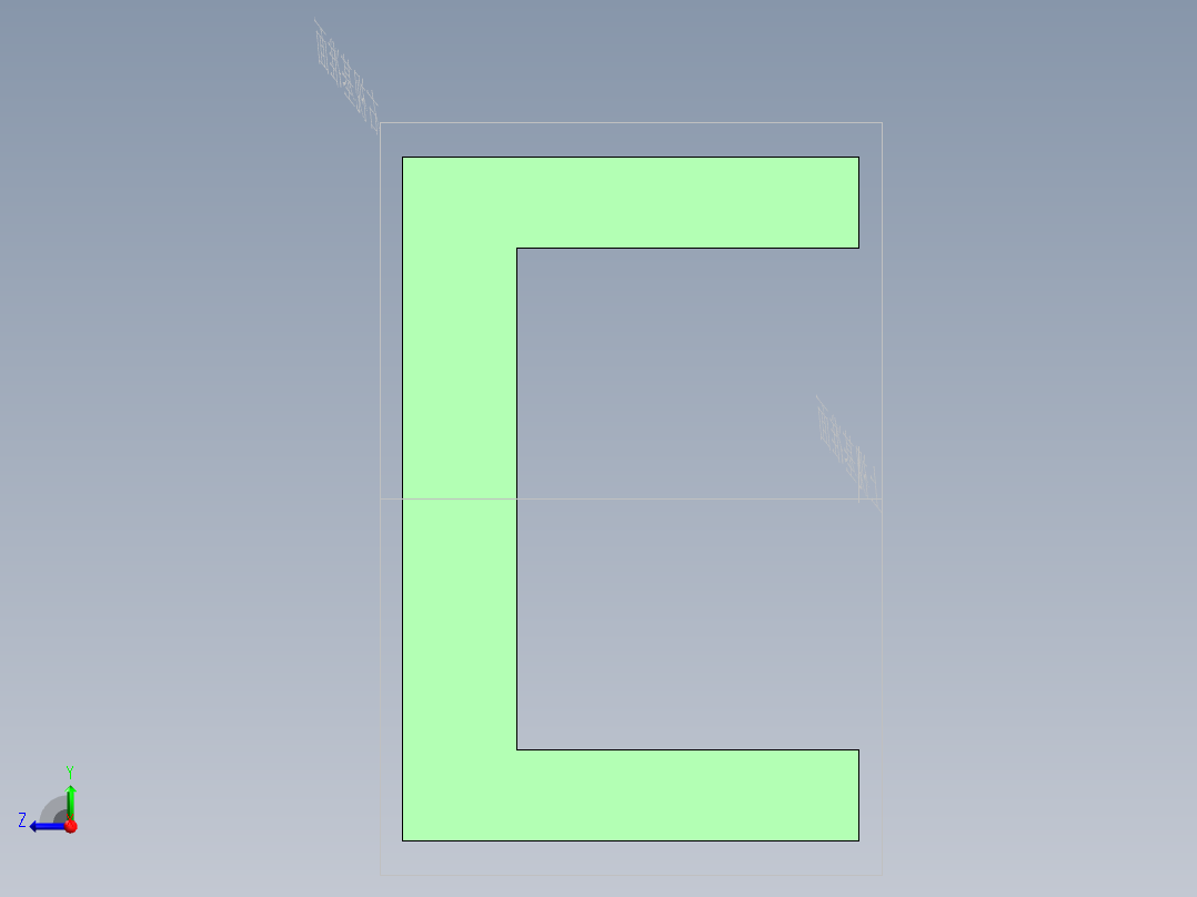 S22 凸轮滑槽右视图