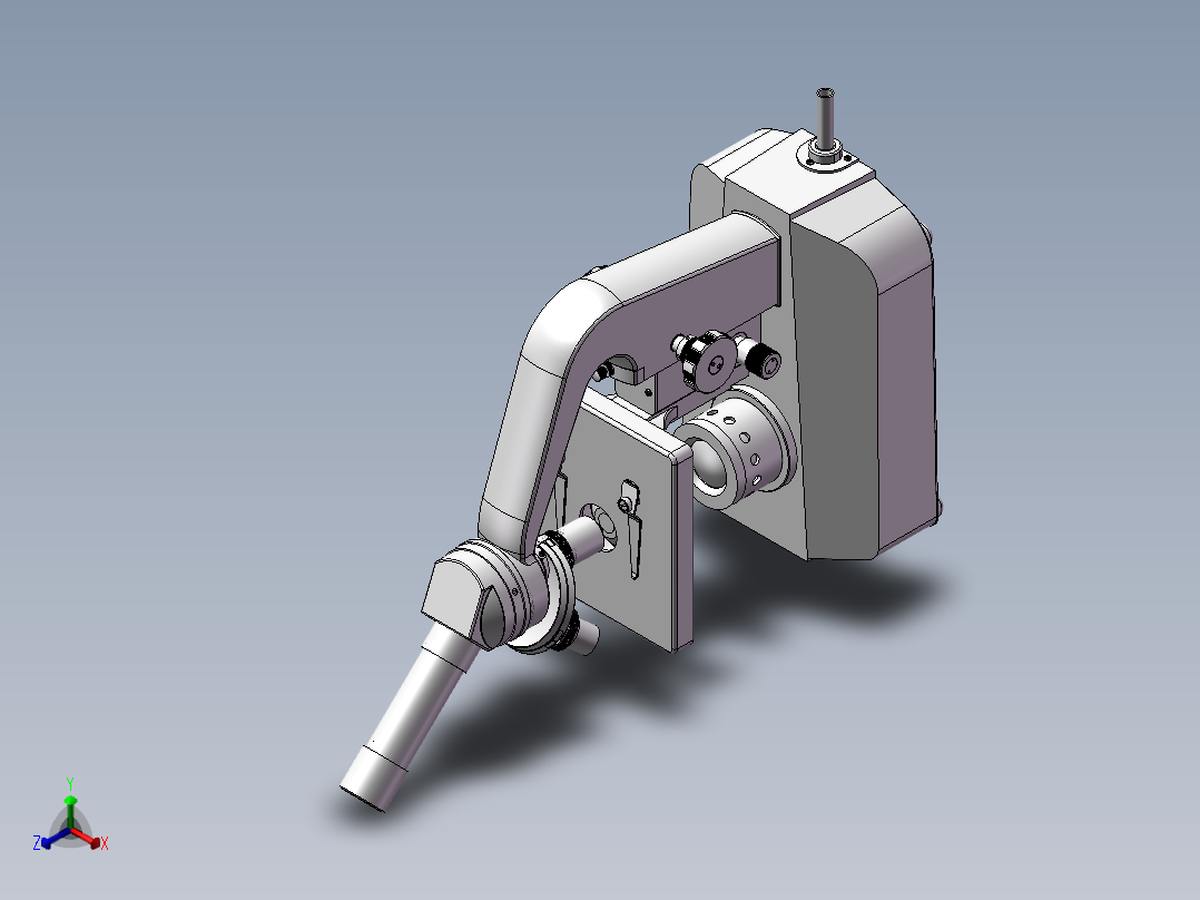 显微镜正等轴测图