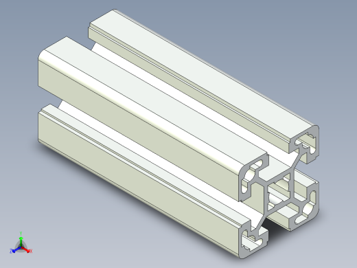 型材-BR 40X40L KJN993120.STEP正等轴测缩略图