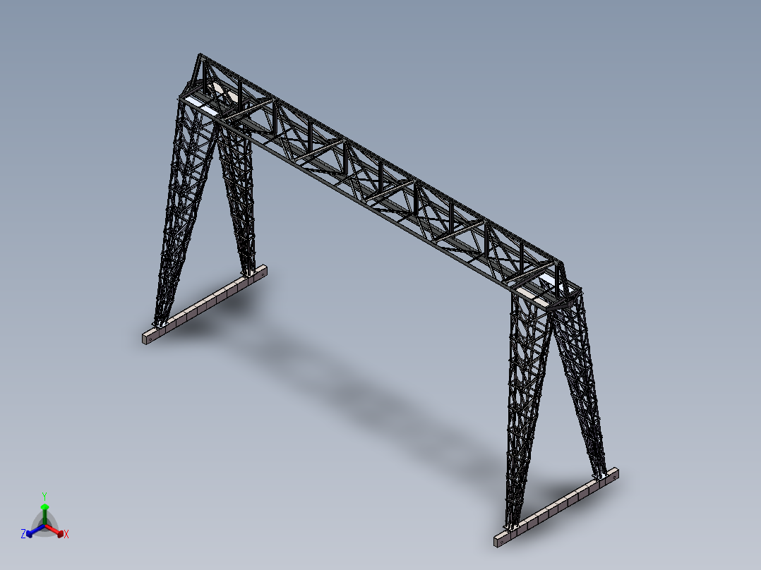 起重机正等轴测图