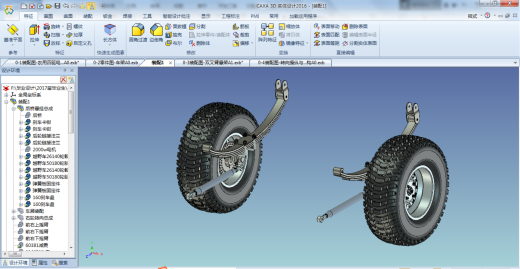 农用电动汽车底盘设计含SW三维+CAD+说明书缩略图