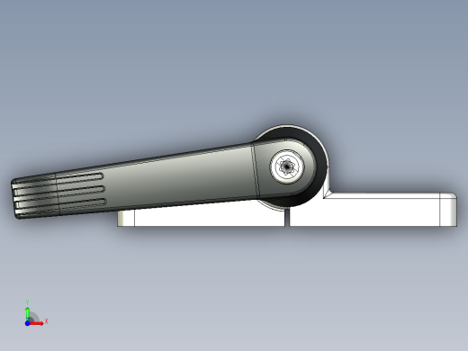 型材-KJN 40X40 DIE-CAST HINGE WITH OBLONG HOLES AND LOCKING LEVER 095300F前视缩略图