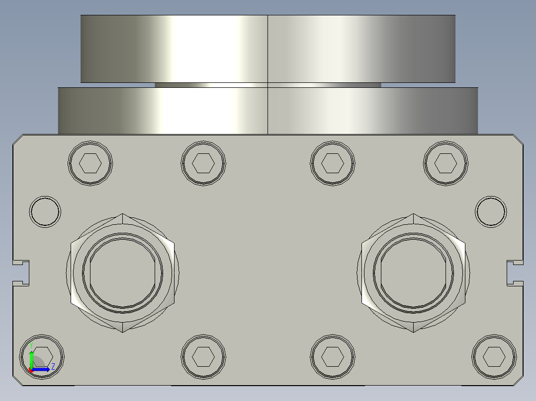 旋转气爪PRC50S左视图