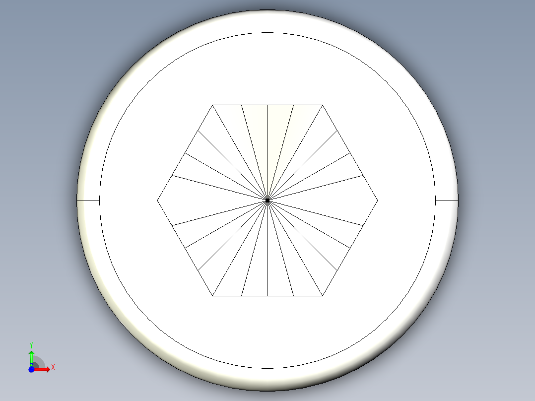 半圓定位珠螺絲(有頭)2271-3D多系列多零件图纸模型前视图