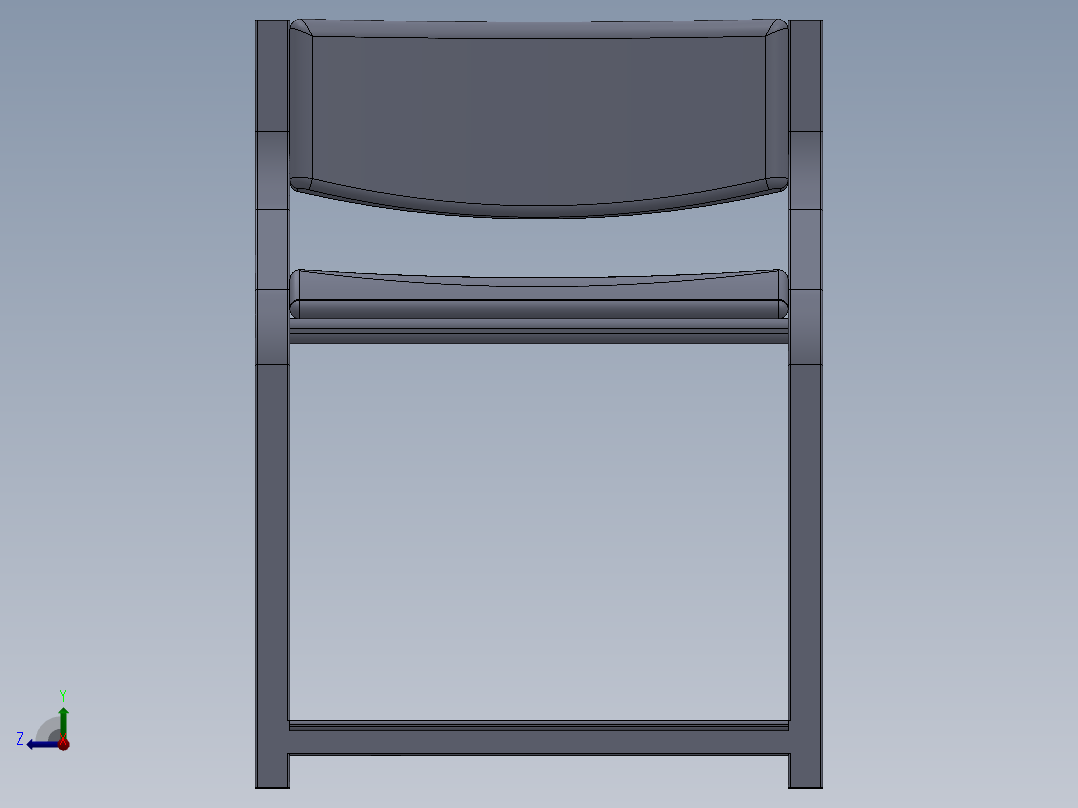 小椅子3D模型右视图