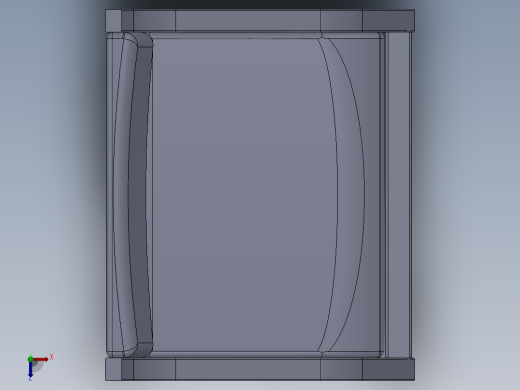 小椅子3D模型俯视缩略图