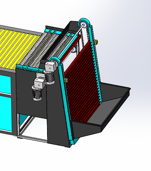 有机蔬菜自动打包码料生产线sw17可编辑