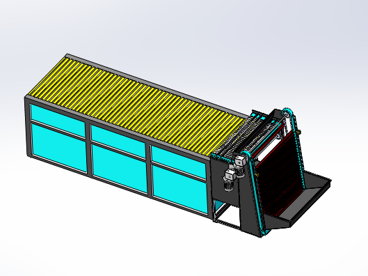 有机蔬菜自动打包码料生产线sw17可编辑