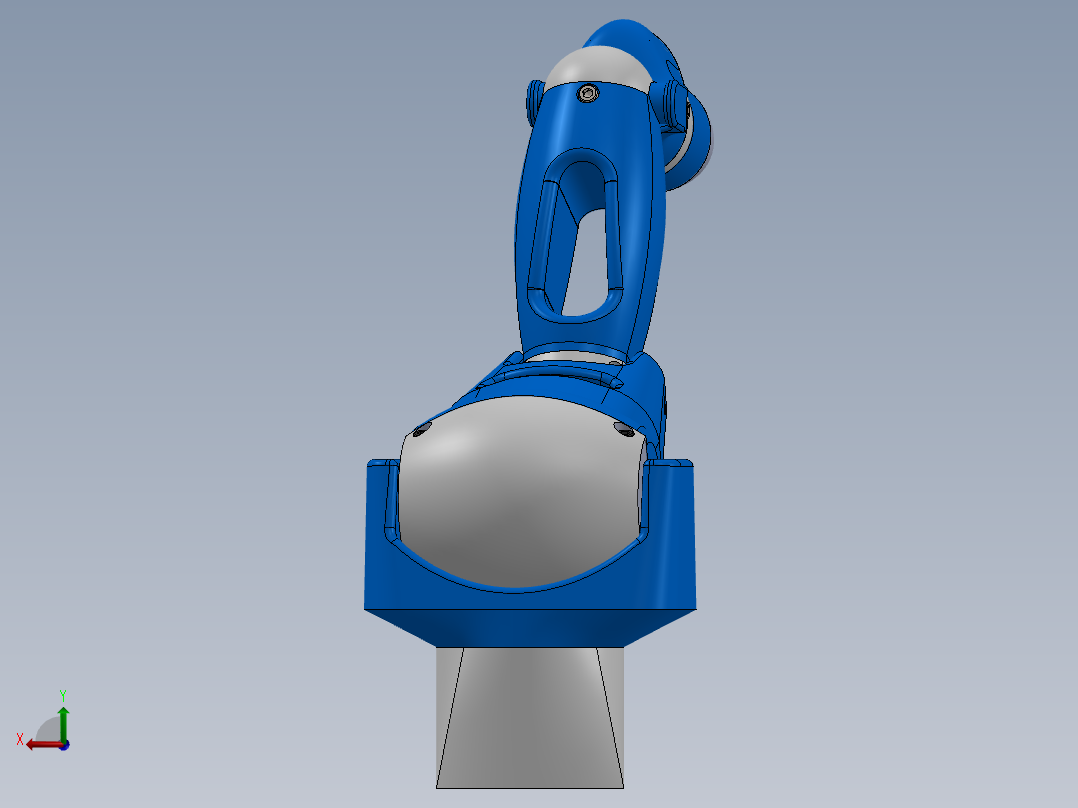 6轴机械臂后视图
