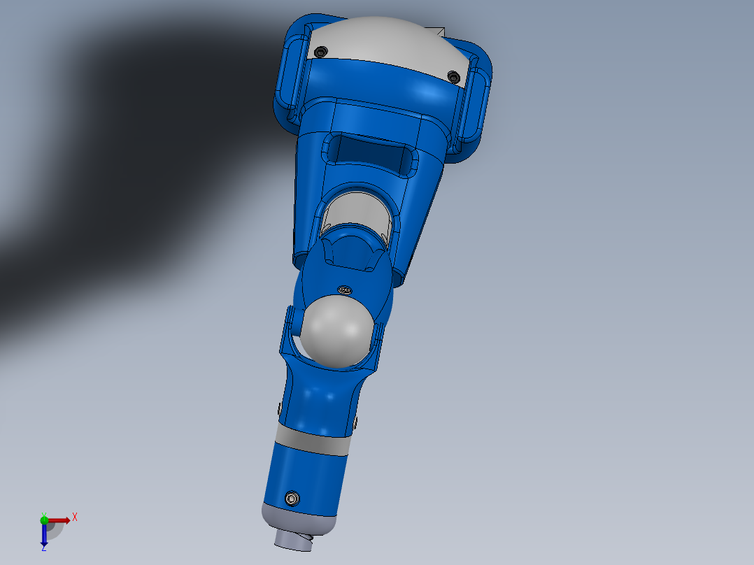 6轴机械臂俯视图