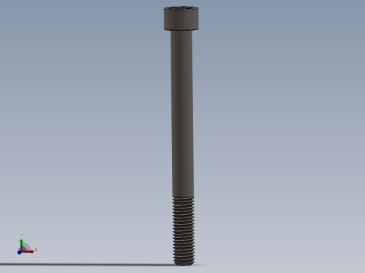 Screw_DIN_912_M10x110_A2.SLDPRT公制内六角螺钉