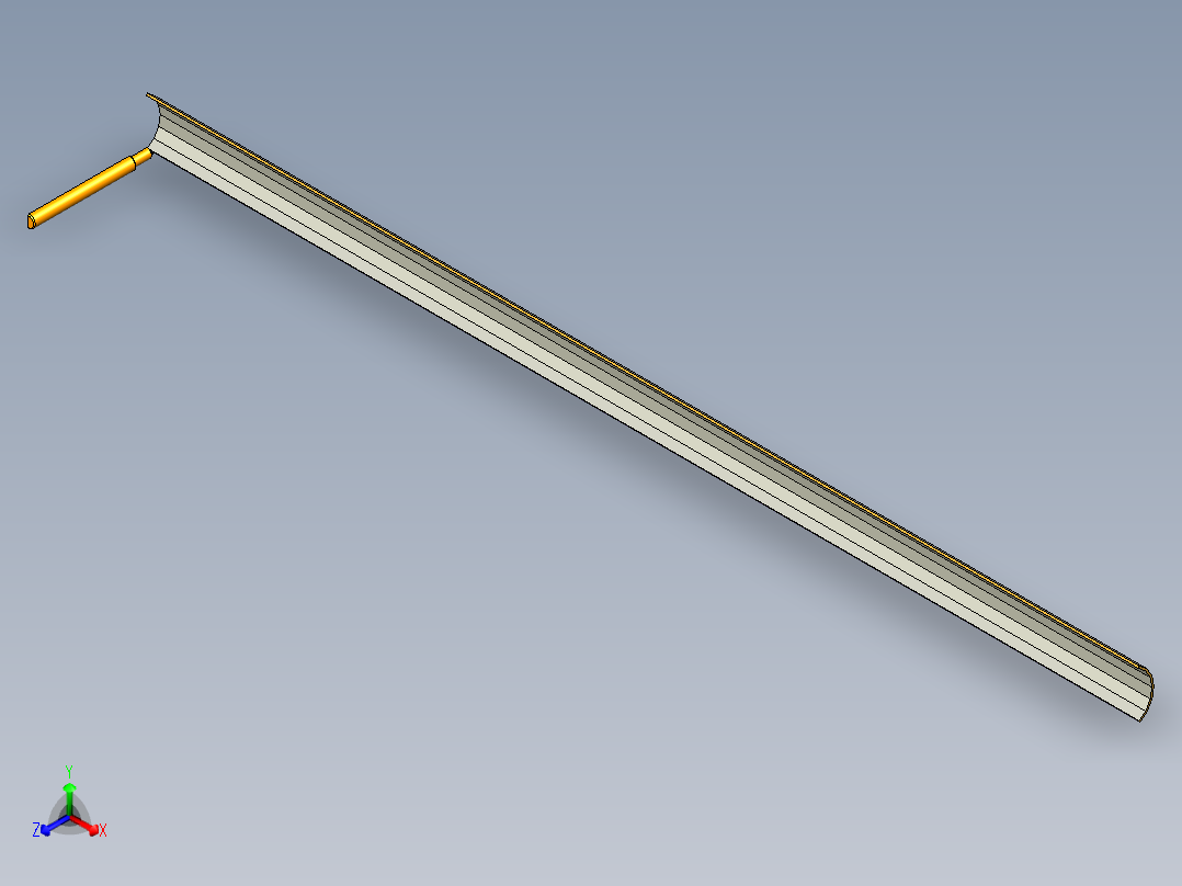 长条折弯外壳铣PL面程序模型