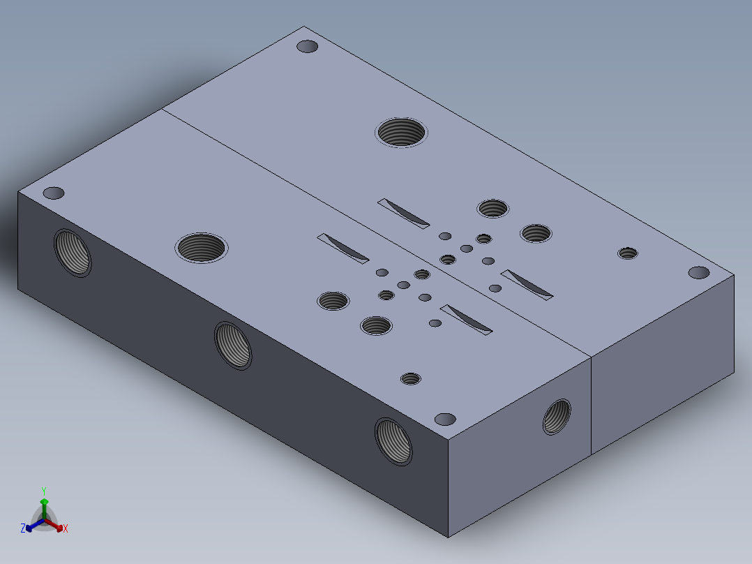 液压快正等轴测图