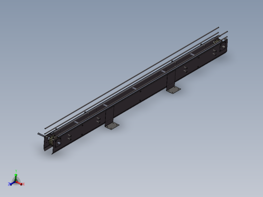 3米链板输送机构