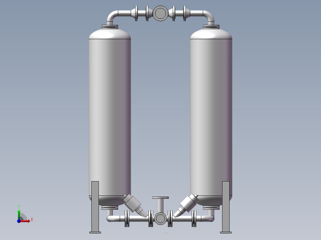 无热干燥器前视图