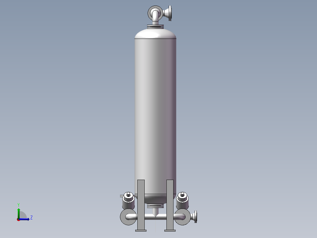 无热干燥器左视图