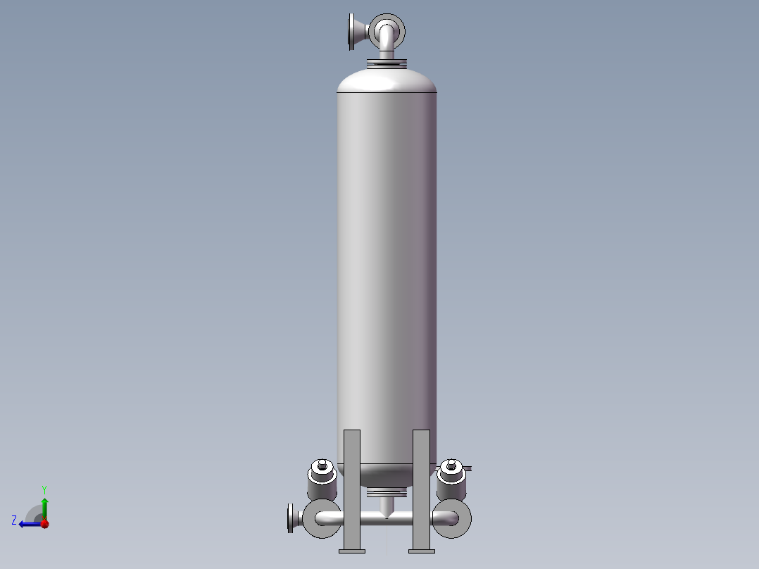 无热干燥器右视图