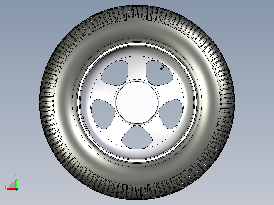 轮胎、车轮、轮毂(158)后视图