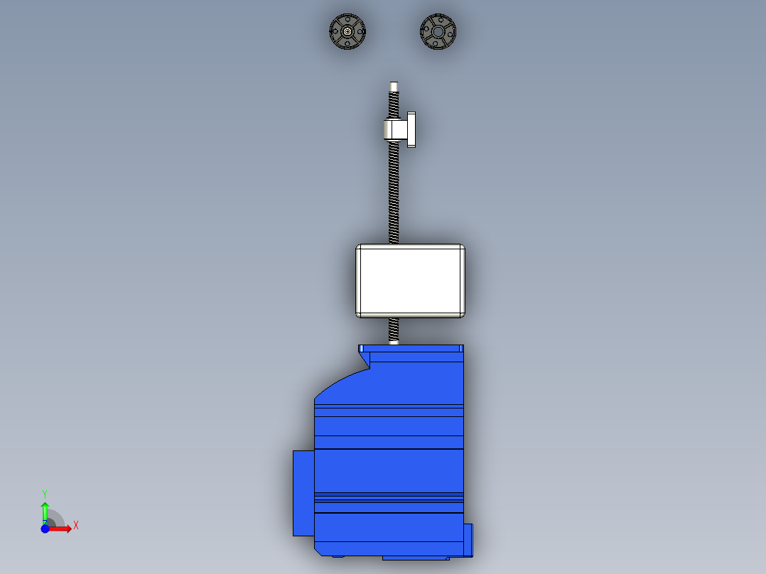 B3004064-双臂垂直转盘前视图