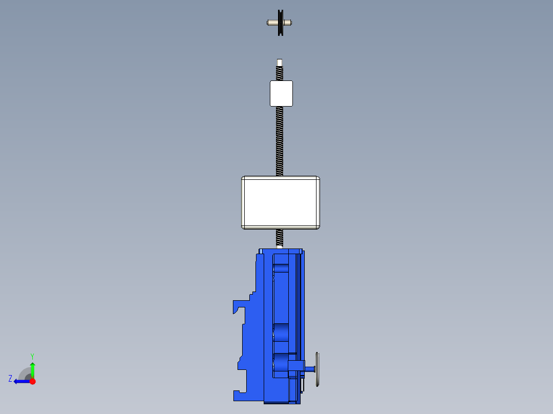 B3004064-双臂垂直转盘右视图