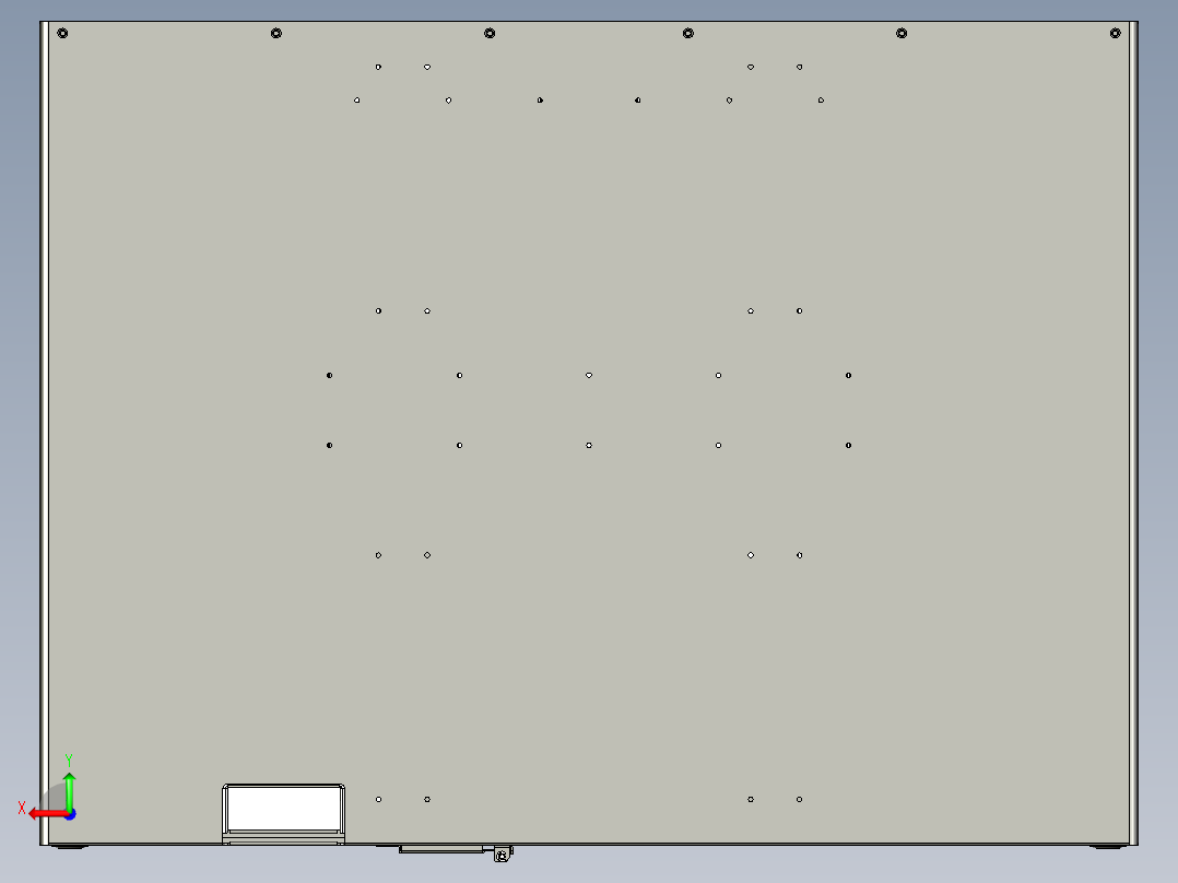 户用双向逆变器后视图