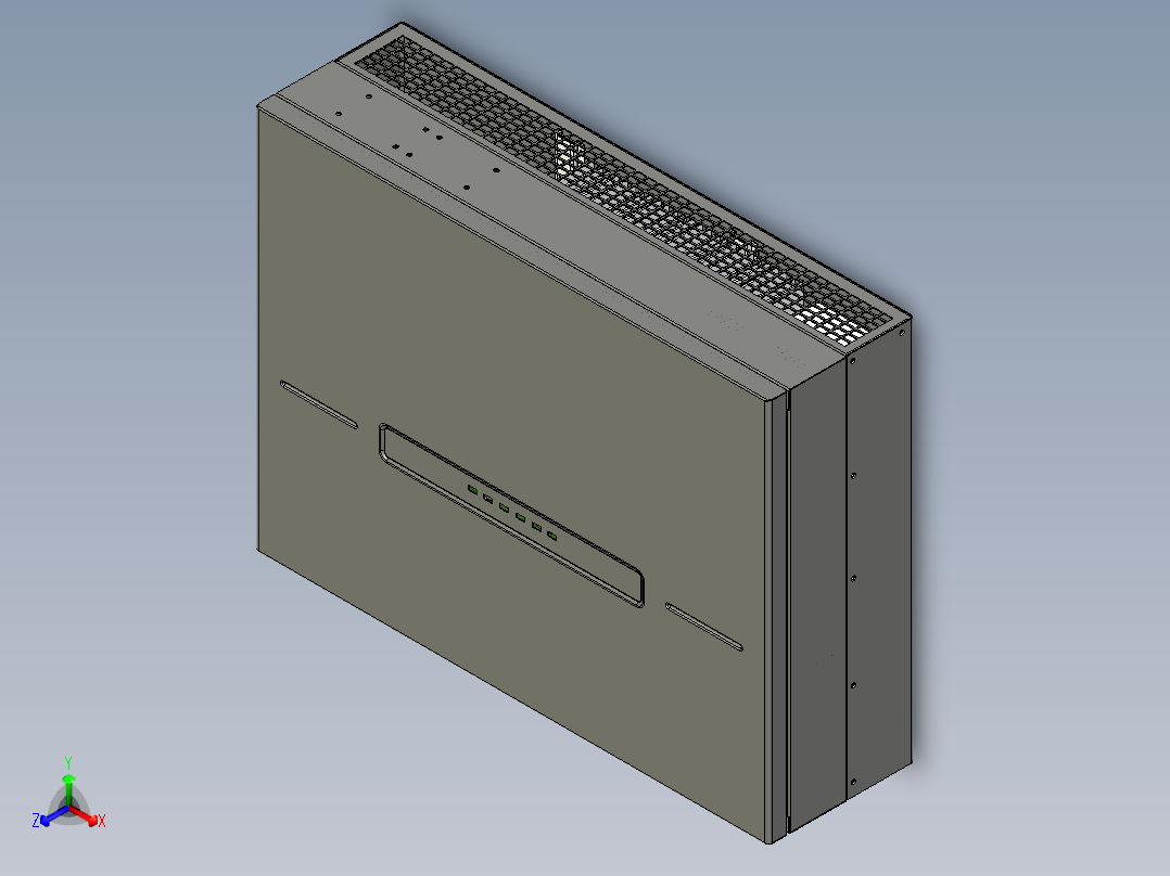 户用双向逆变器正等轴测图
