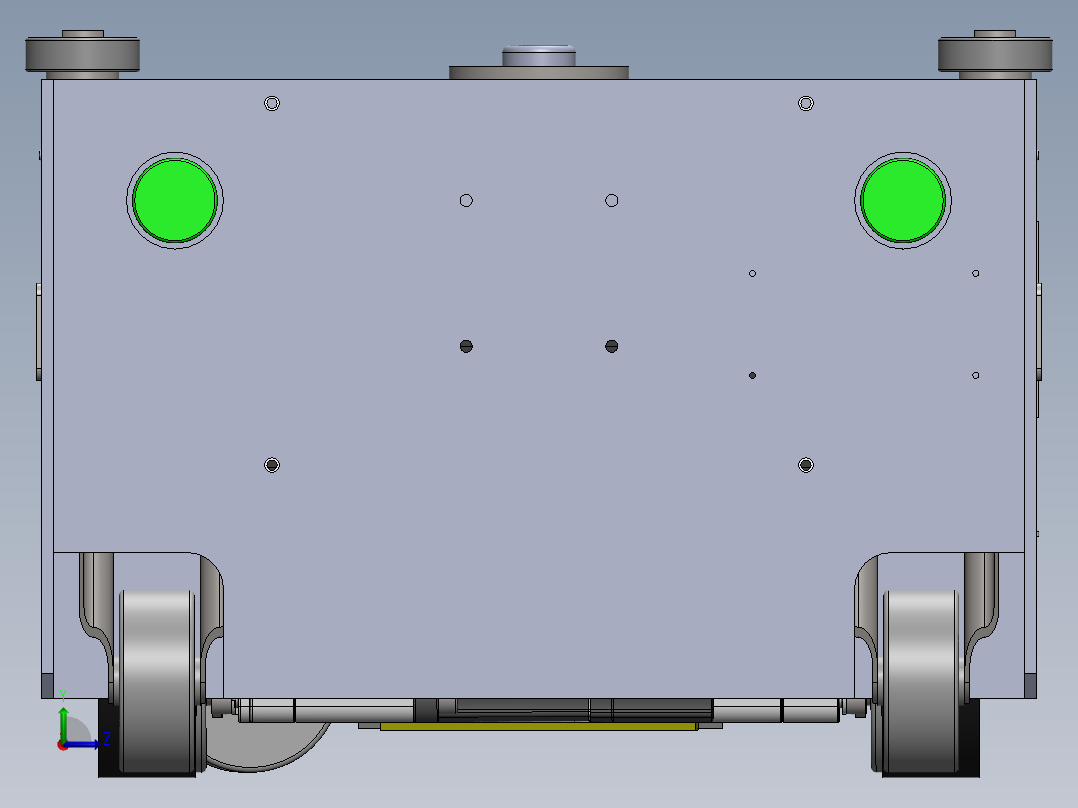 AGV小车、AGV(6)左视图