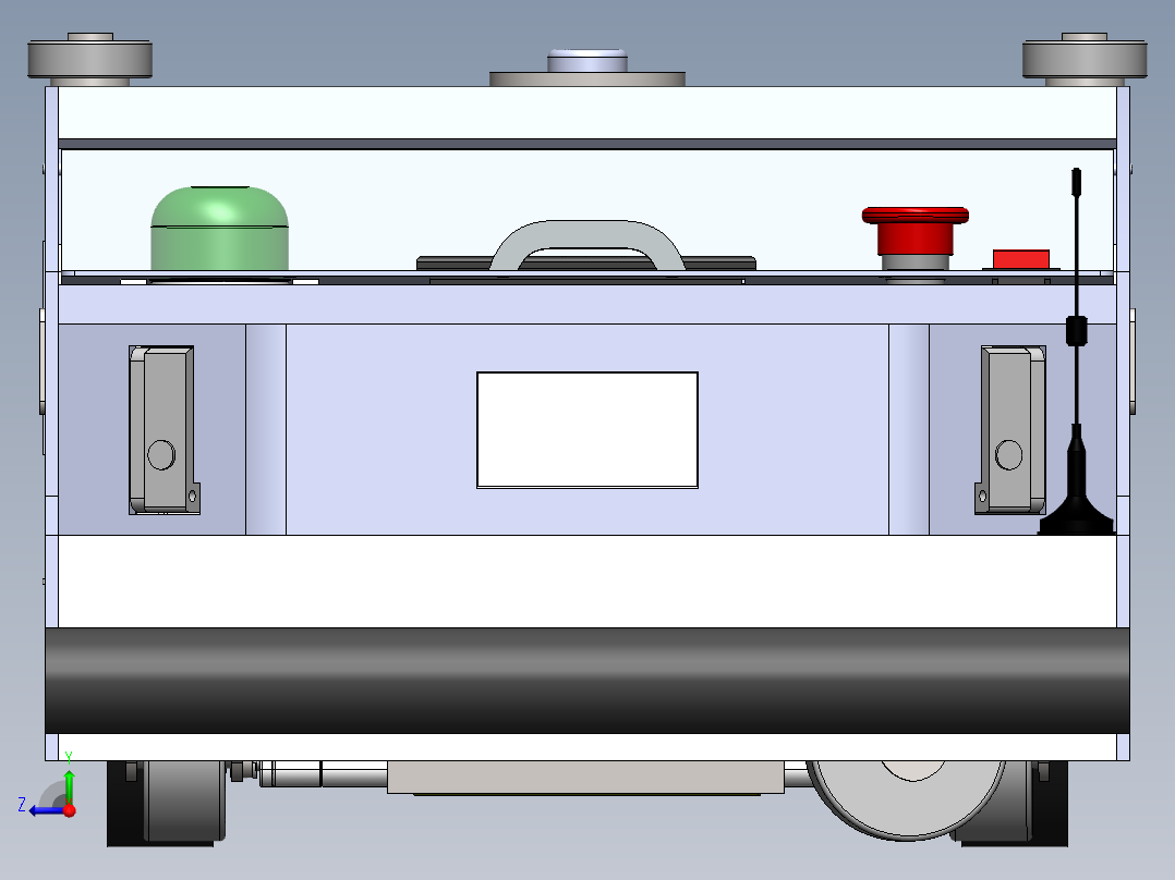 AGV小车、AGV(6)右视图