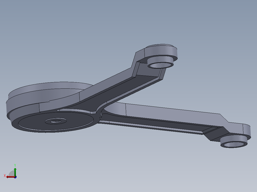 充气门阻尼器后视图
