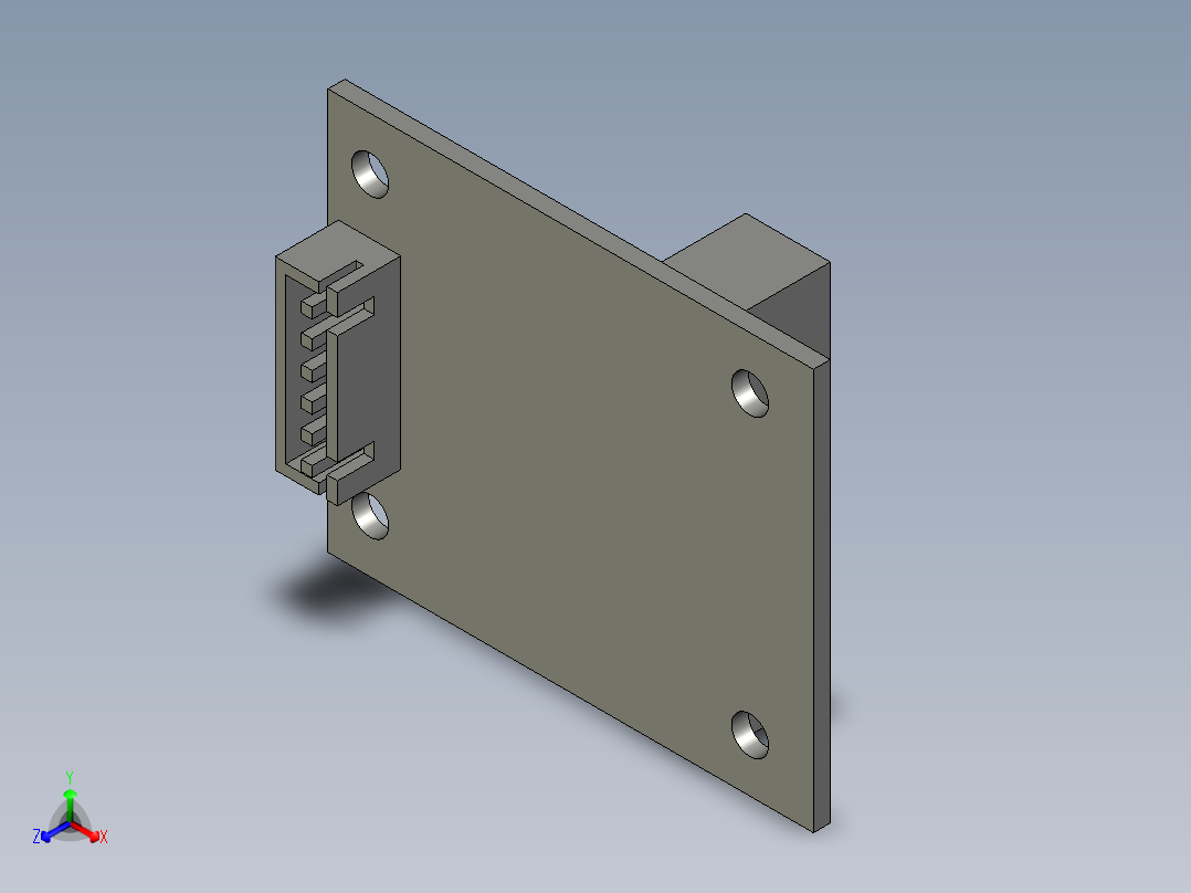 电控柜-7400000390LJ1XH6-2EDGK线路板组件主视图