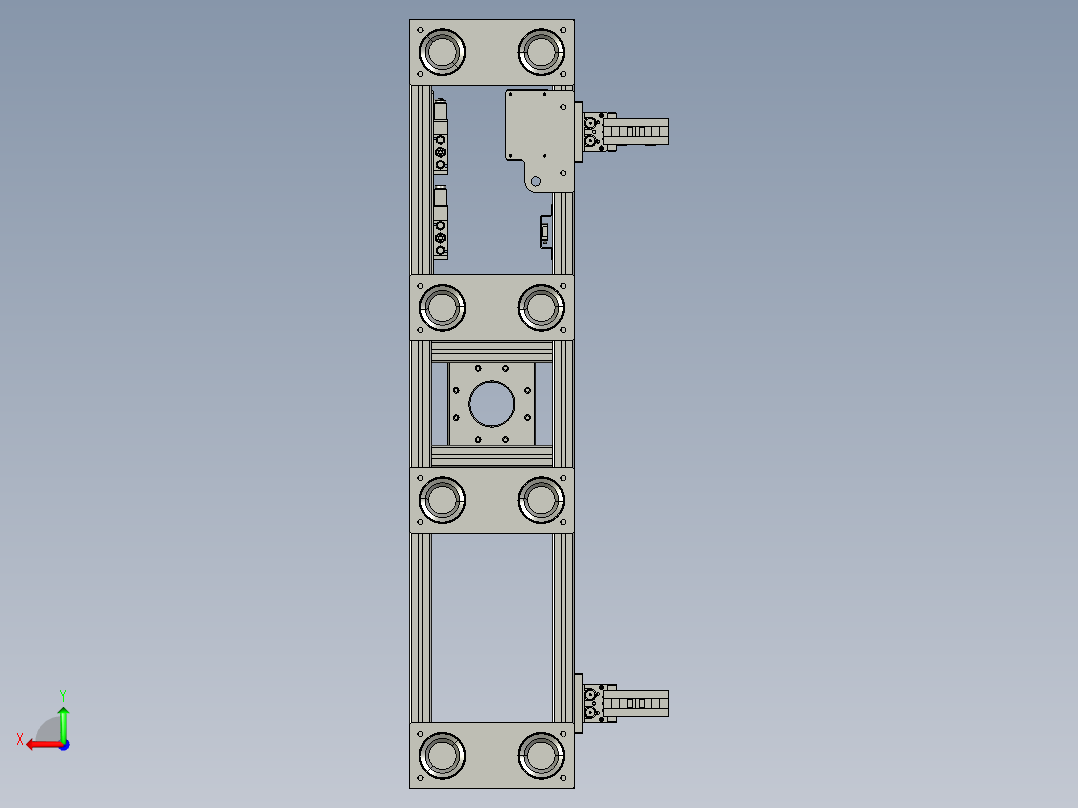 HW机器人抓手后视图