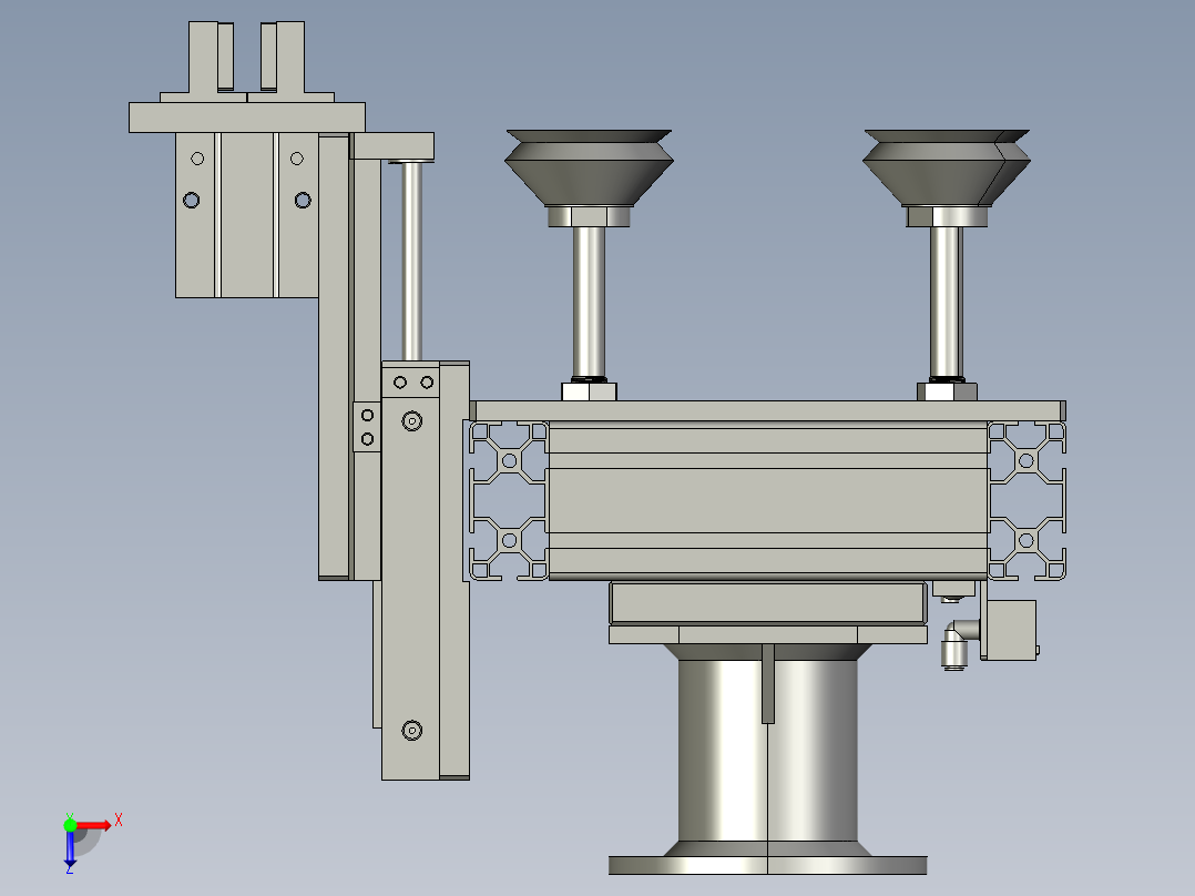 HW机器人抓手俯视图