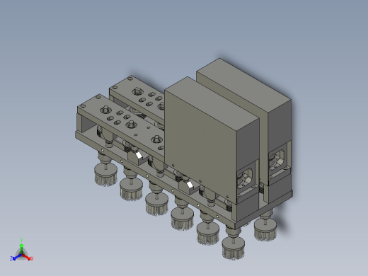 打磨头动力装配体