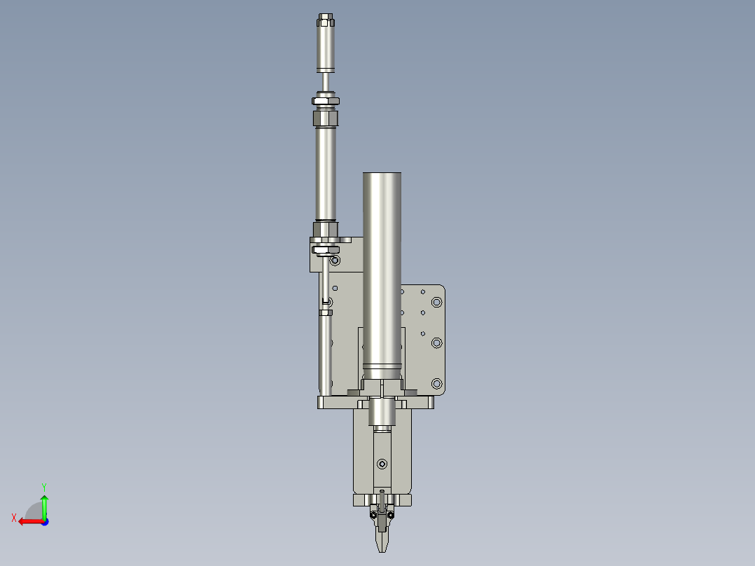 吹气式挂件后视图