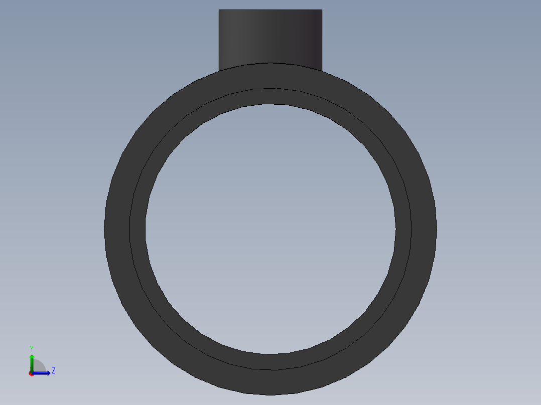 UPVC_RTEE_DN65_40左视图