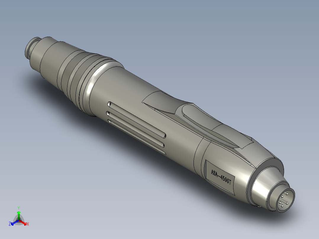 螺丝刀ASA-4500T正等轴测图