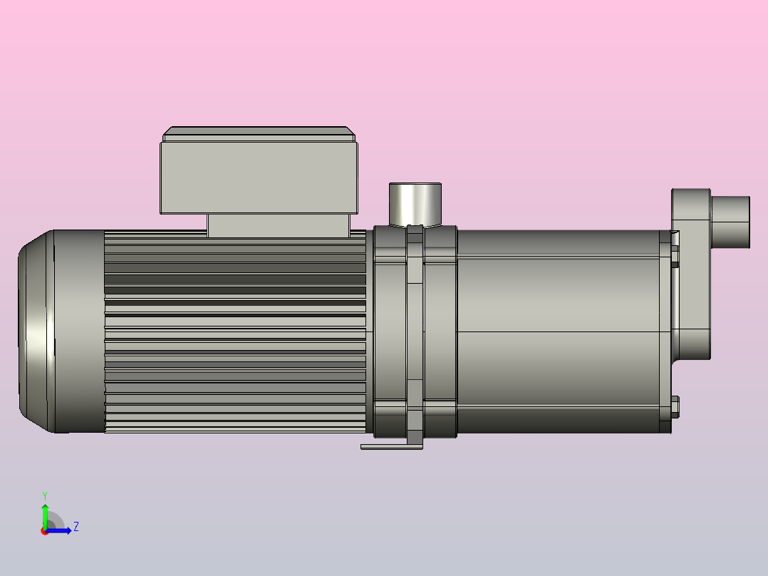 BM系列卧式多级离心泵[BM2-9X5T]左视图