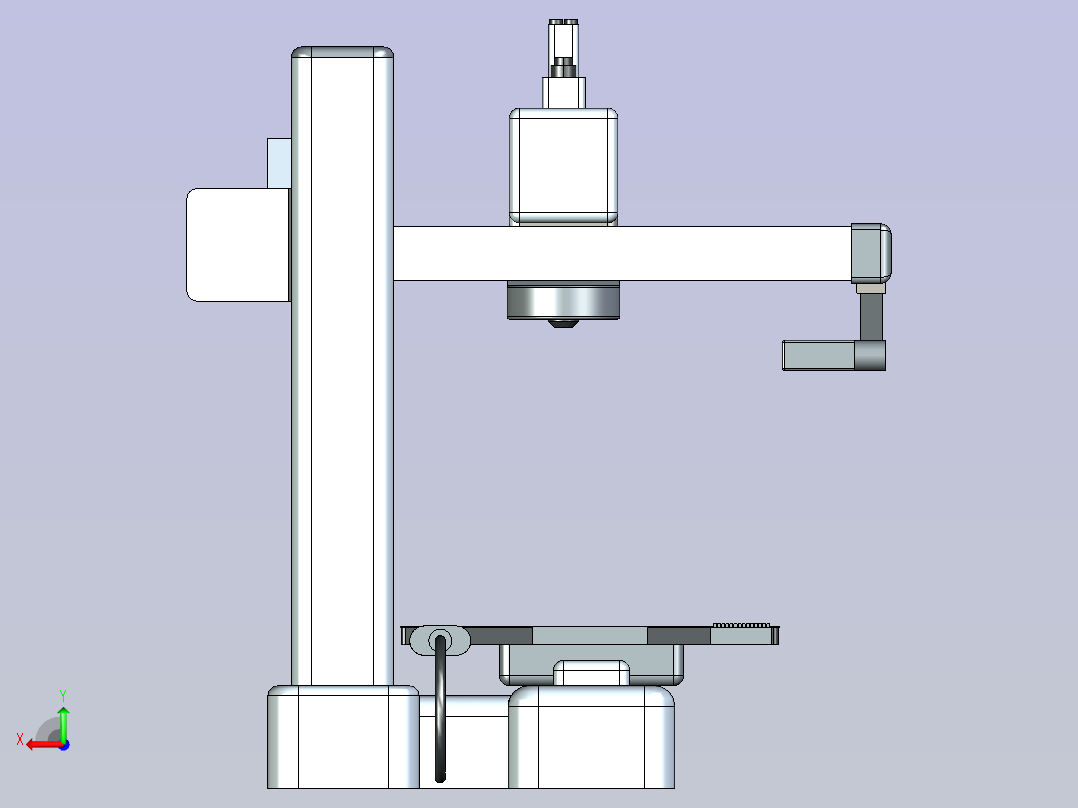 激光打标机   UG STEP后视图