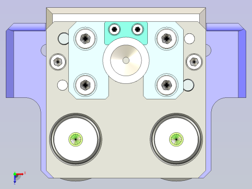 雨刮片冲缺口模具俯视缩略图