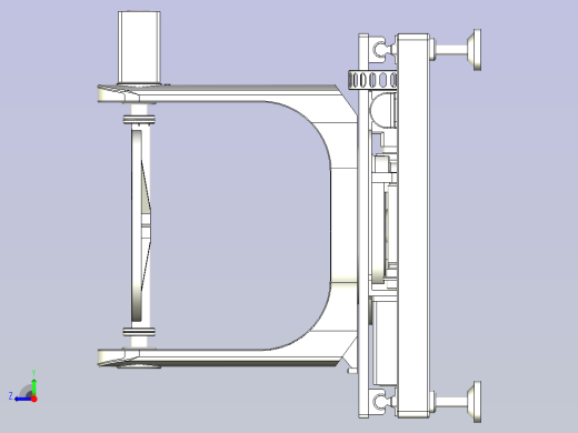 3轴转台3D数模右视缩略图
