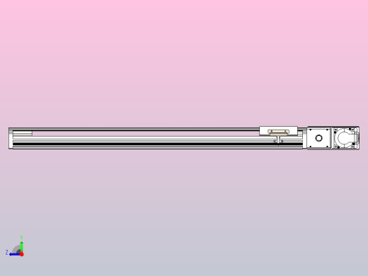 皮带直线轴半封闭可选导轨TPA-HNB-105D-90-L650-MR-Y-P20-N3右视缩略图