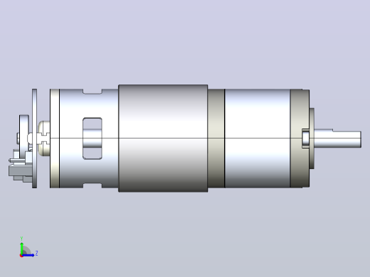 CHP-42GP-775 DC编码器电机左视缩略图