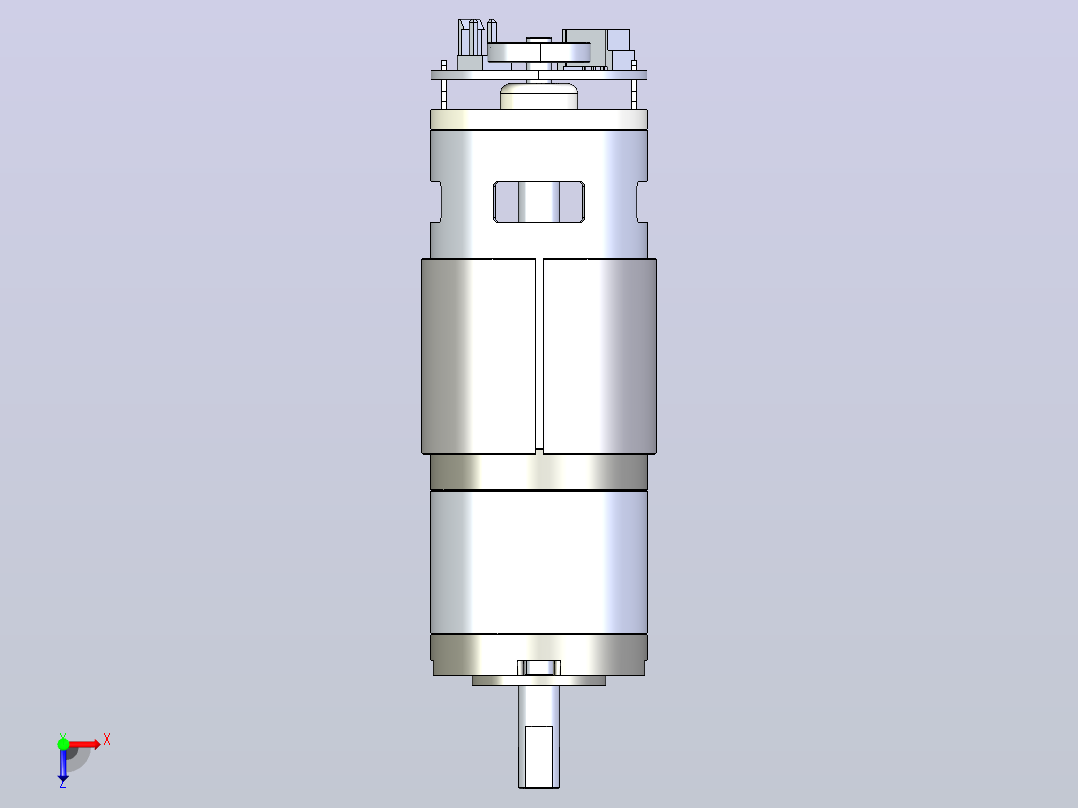 CHP-42GP-775 DC编码器电机俯视图