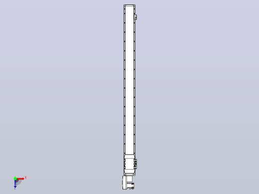 机器人皮带驱动直线轴TPA-GCB-120-P70-L1550-QL-M20-N3俯视缩略图